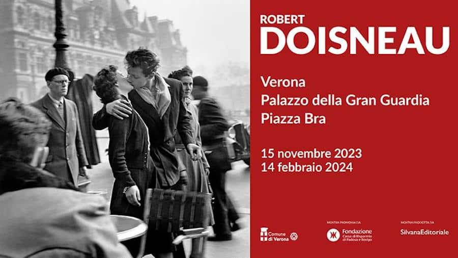 a flyer for the Robert Doisneau exhibition